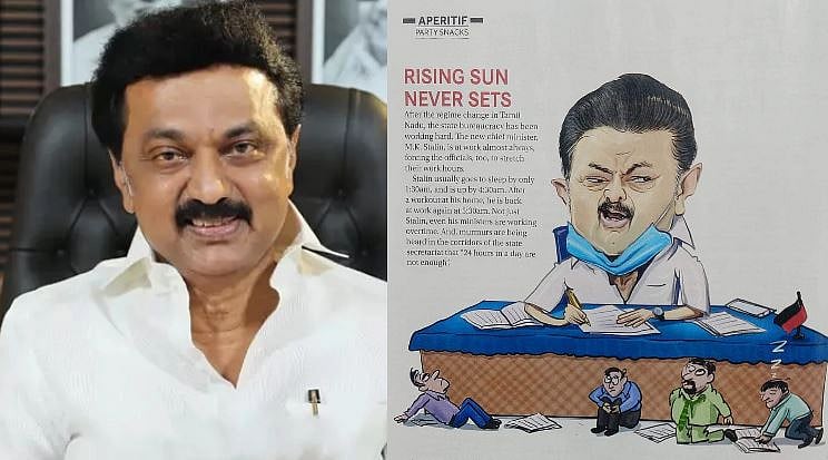 “எழும் கதிரவன் என்றும் மறைவதில்லை” : கழக அரசு இரவு பகலெனப் பாராது உழைப்பதை புகழ்ந்துரைக்கும் கார்ட்டூன் !