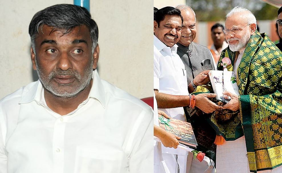 ‘செஞ்சோற்றுக் கடன் தீர்க்க சேராத இடம் சேர்ந்து’ : பாடல் பாடி ADMK-BJP குறித்து கண்ணீர்விட்ட கே.சி.வீரமணி!