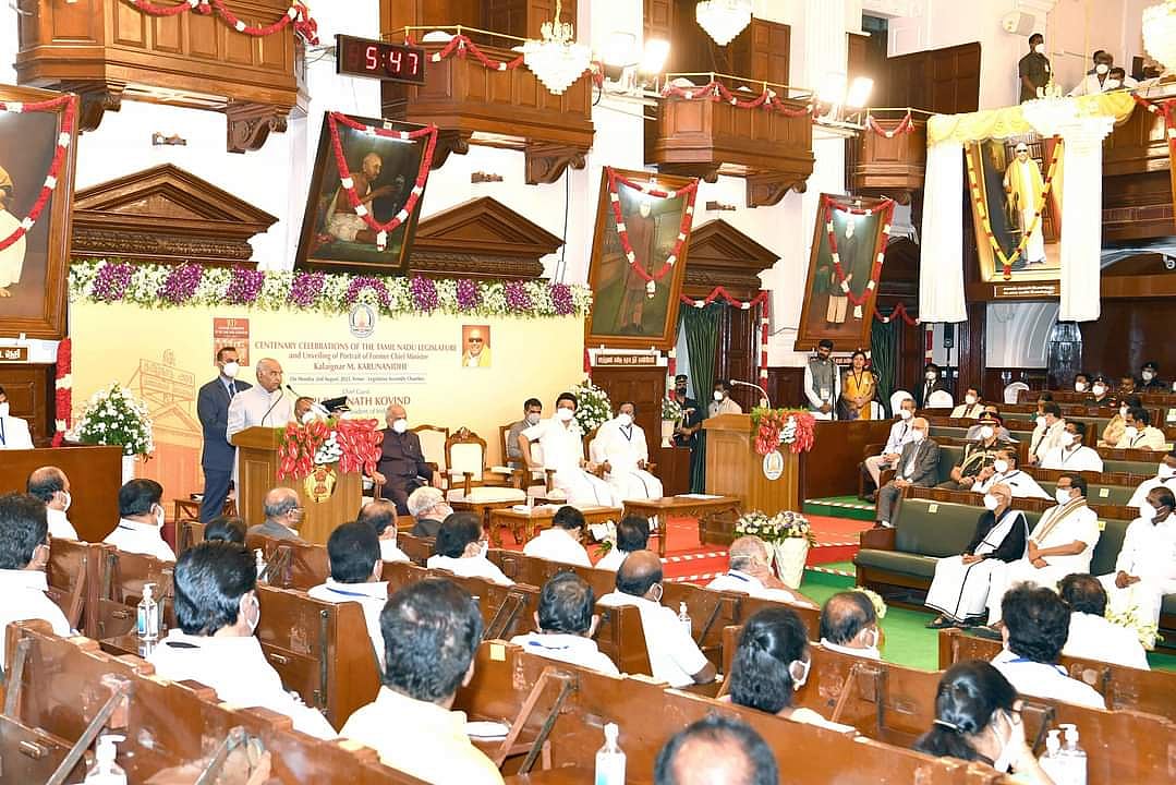 “அறியாமைக்கும், ஏழ்மைக்கும் எதிராக குரல் கொடுத்தவர் கலைஞர்” - தமிழில் குடியரசுத் தலைவர் புகழாரம்!