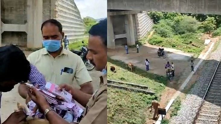 ரயில் பாதையோரம் கத்தை கத்தையாக ₹2000 நோட்டுகள்; விசாரிக்கச் சென்ற போலிஸாருக்கு காத்திருந்த அதிர்ச்சி!