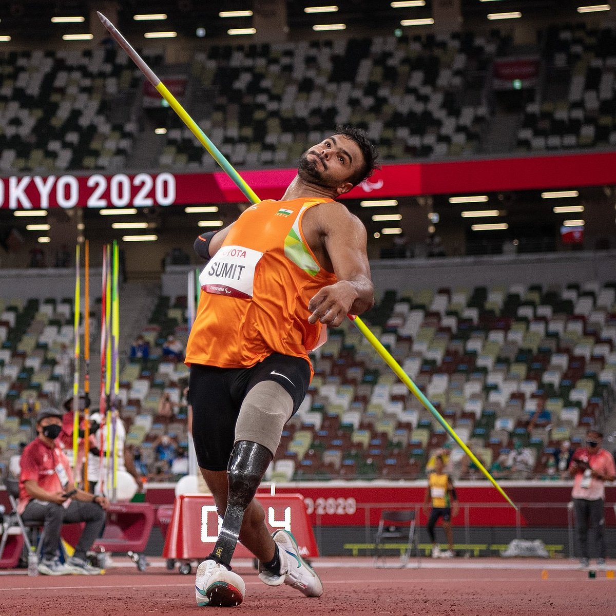 பாராலிம்பிக்ஸில் 2வது தங்கம் வென்றது இந்தியா : ஒரே நாளில் 3 முறை உலக சாதனையை முறியடித்த சுமித் அண்டில்!