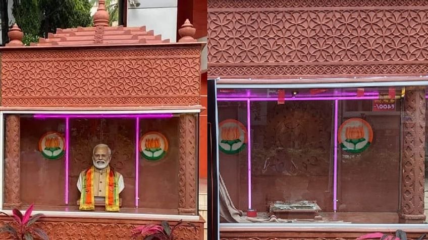 “நாடு சீரழிய இவரே காரணம்”..  கடும் அதிருப்தியால் மோடி சிலையை அகற்றிய பா.ஜ.க தொண்டர்!