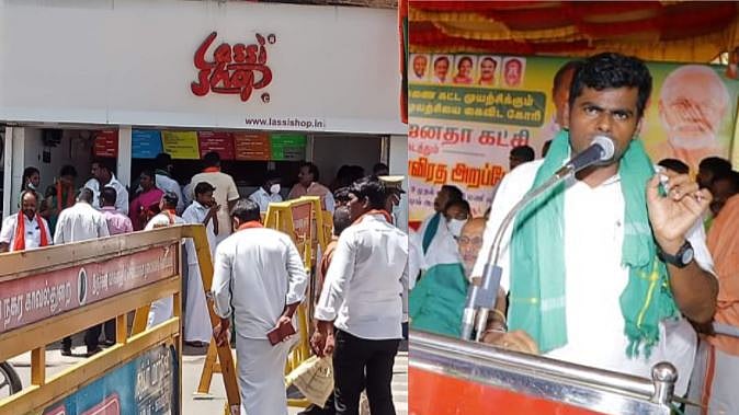 “பிரியாணிக்காக கூடுன கூட்டம் இல்ல..”: அண்ணாமலை பேசிக்கொண்டிருந்தபோதே லெஸ்ஸி கடையில் அலைமோதிய பா.ஜ.கவினர்!