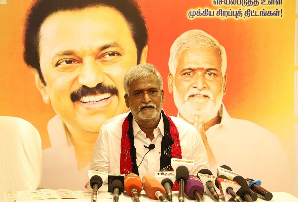 ”100 நாளில் 40% தேர்தல் வாக்குறுதியை நிறைவேற்றிய ஒரே ஆட்சி திமுகதான்” - அமைச்சர் சேகர்பாபு பெருமிதம்!
