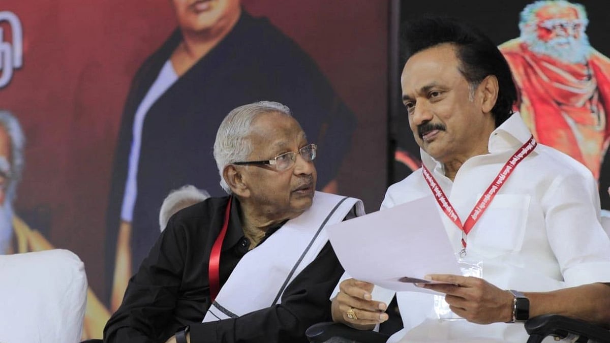 “முதலில் பா.ஜ.க ஆளும் அரசுகளை கலைத்துவிட்டு பின்னர் தமிழ்நாடு வரட்டும்” : அண்ணாமலைக்கு கி.வீரமணி பதிலடி!