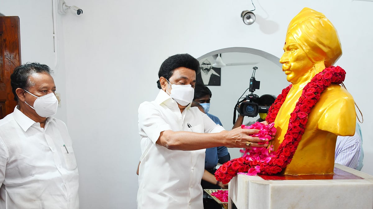 “காக்கை குருவி எங்கள் சாதி என்ற மகாகவி பாரதி இன்றும் தேவைப்படுகிறார்” : முதலமைச்சர் மு.க.ஸ்டாலின் உரை !