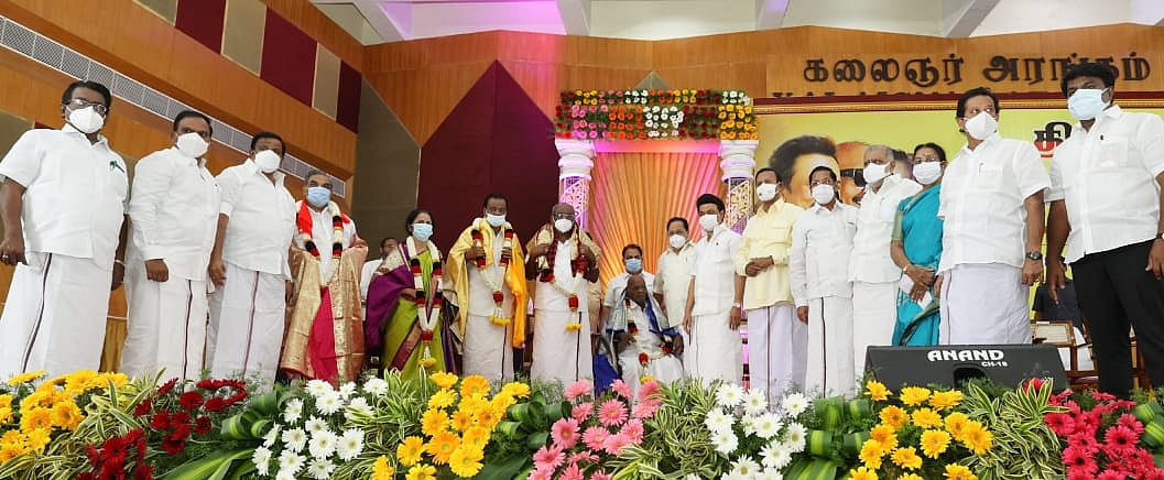 “இனி தமிழ்நாட்டில் நிரந்தரமாக தி.மு.க ஆட்சிதான் அமைய வேண்டும்” : முப்பெரும் விழாவில் முதல்வர் சூளுரை!