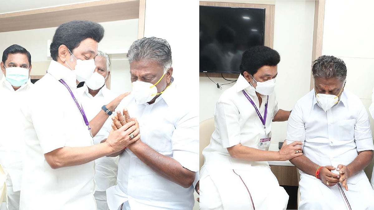 ஓ.பன்னீர்செல்வம் மனைவி மறைவு - நேரில் சென்று ஆறுதல் கூறினார் முதலமைச்சர் மு.க.ஸ்டாலின்!