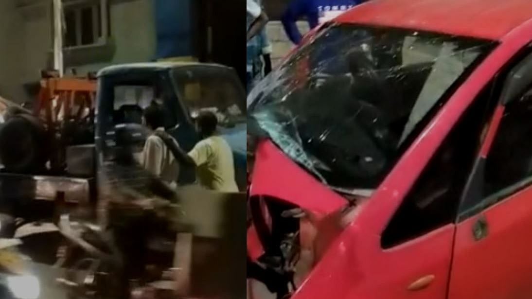 தலைக்கேறிய போதை; கட்டுப்பாட்டை இழந்த கார்; தந்தை உட்பட மூவருக்கு காயம் - எழும்பூரில் நடந்த பரபரப்பு!