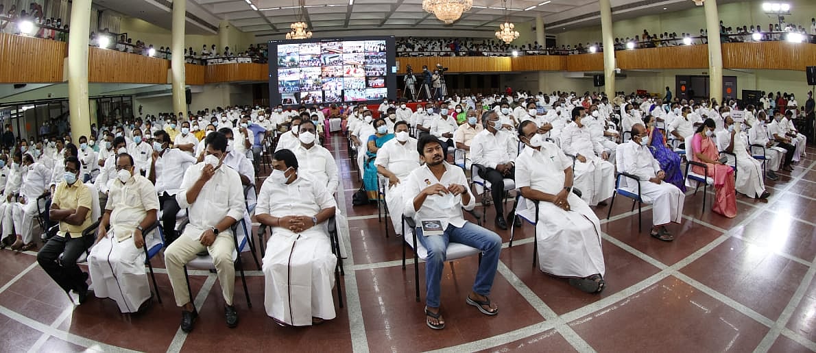 “இனி தமிழ்நாட்டில் நிரந்தரமாக தி.மு.க ஆட்சிதான் அமைய வேண்டும்” : முப்பெரும் விழாவில் முதல்வர் சூளுரை!