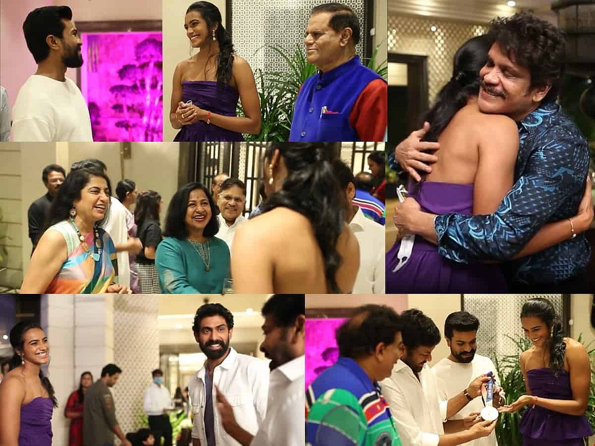 ஒலிம்பிக்கில் தொடர்ந்து 2 பதக்கங்களை வென்ற சிந்து: வீட்டுக்கே அழைத்து கவுரவித்த சூப்பர் ஸ்டார் குடும்பம்!