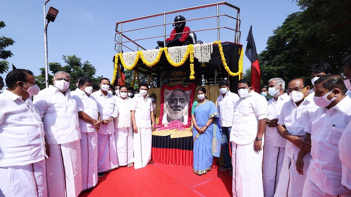 “ஆயிரமாண்டு ஆரியமாயை பொசுக்கிய அறிவுத்தீ... திராவிடப் பேரொளி பேரறிஞர் அண்ணா” : மு.க.ஸ்டாலின் புகழாரம்!