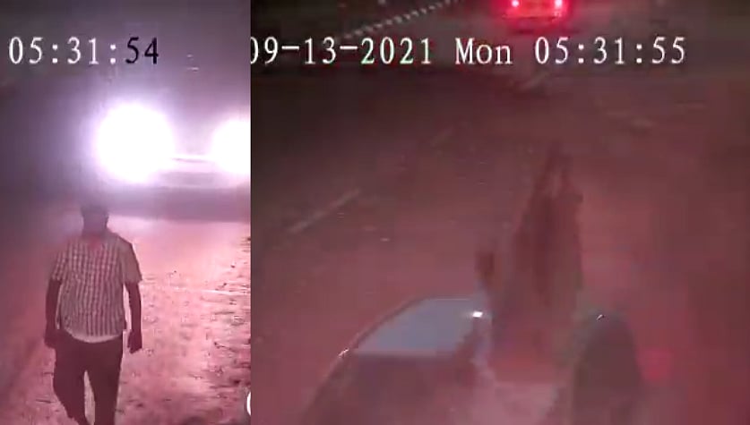 “கார் ஓட்டிப் பழகியபோது விபத்து... புது மாப்பிள்ளை பலி” : பதறவைக்கும் சிசிடிவி காட்சி!