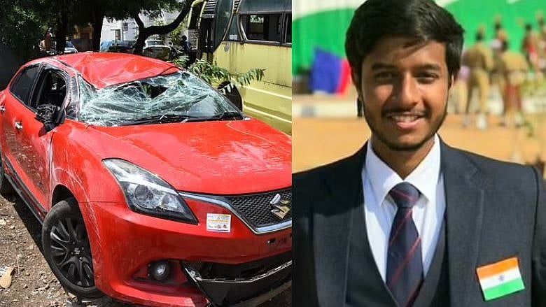 விபத்தில் சிக்கிய பாஜக MLA மகன்: தலைகீழாக கவிழ்ந்த கார் - சேலம் மேம்பாலத்தில் நள்ளிரவில் நடந்த அதிர்ச்சி!