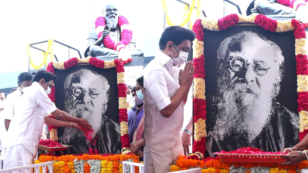 “சென்னை முதல் குமரி வரை ‘சமூகநீதி நாள்’ உறுதிமொழி ஏற்பு” : தந்தை பெரியாருக்கு மகுடம் சூட்டிய முதலமைச்சர்!