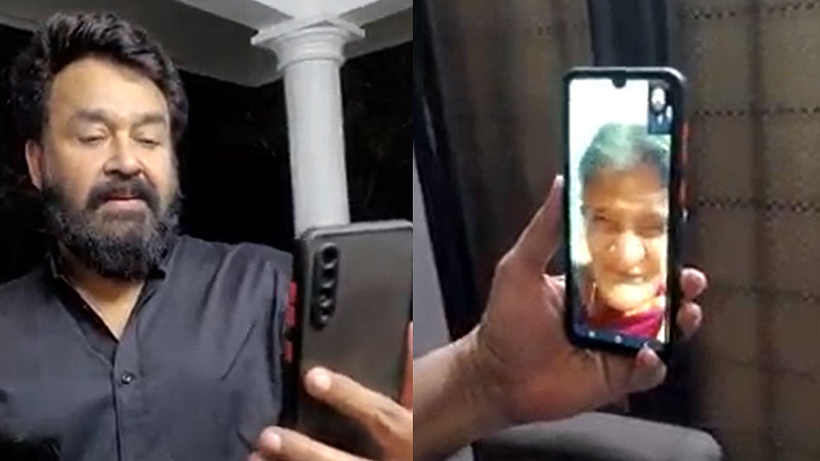 “கிண்டல் பண்றாங்களா? ஏன் அழுதீங்க?” : ரசிகைக்கு இன்ப அதிர்ச்சி கொடுத்த மோகன்லால்!