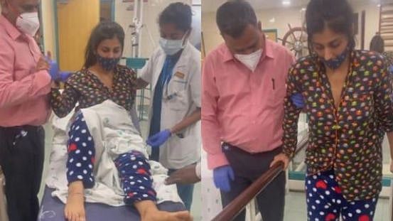 "95 நாட்களுக்குப் பிறகு நடந்த யாஷிகா" : மருத்துவர்கள், செவிலியர்களுக்கு நன்றி தெரிவித்து உருக்கம்!