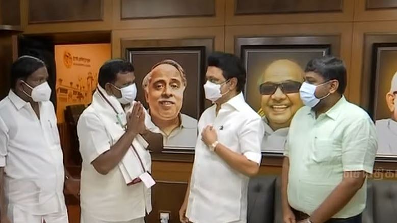 தி.மு.கவில் இணைந்த தருமபுரி மாவட்ட பா.ம.க நிர்வாகிகள்!