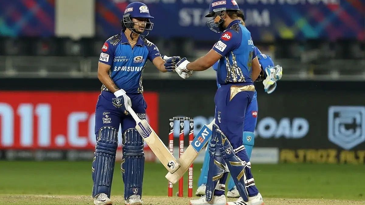 IPL2021 : தோனியாக மாறும் ஹிட் மேன்; கிரிக்கெட் 'டீம் கேம்' என நிரூபித்த இஷன் - ரோஹித் இணை!