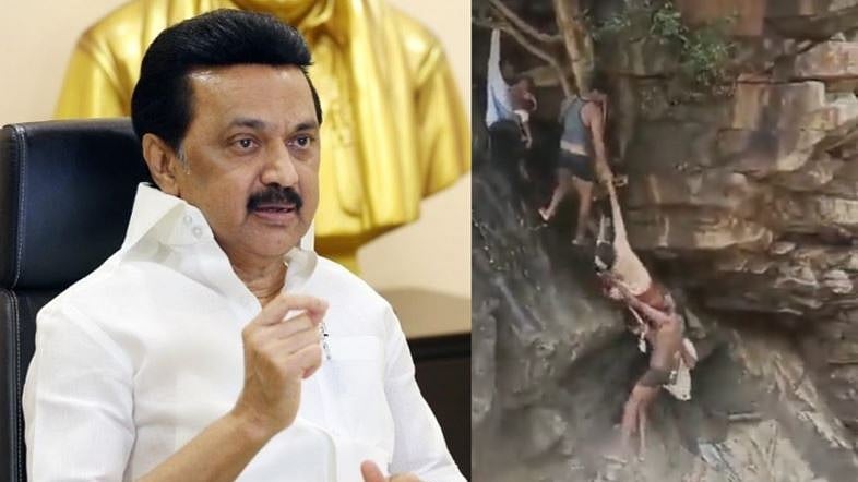 “தாய், குழந்தையை காட்டாற்று வெள்ளத்திலிருந்து மீட்ட தீரமிக்க இளைஞர்கள்”: முதல்வர் மு.க.ஸ்டாலின் பாராட்டு!