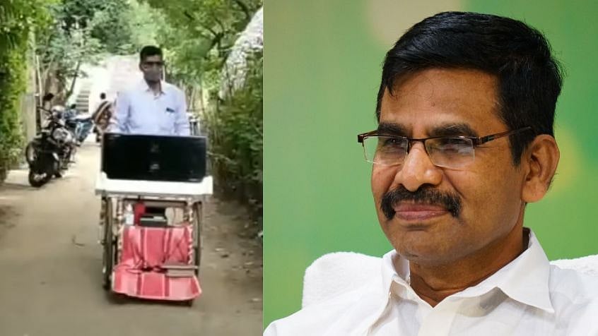  “TV-யை எடுத்துக்கொண்டு வீதிவீதியாக சென்று பாடம் எடுத்த அரசுப் பள்ளி ஆசிரியர்” : யார் இந்த சீனிவாசன் ? 