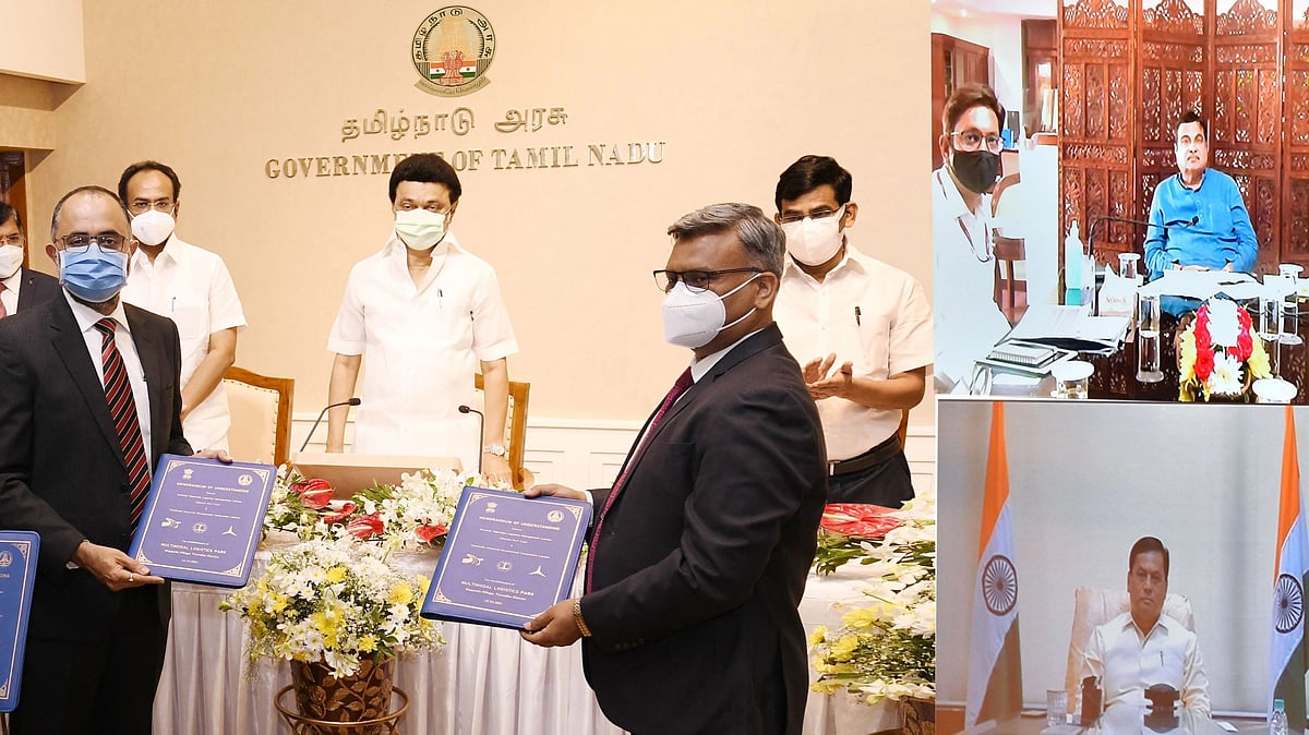 “ரூ.1200 கோடி முதலீட்டில் பல்முனைய சரக்கு போக்குவரத்து பூங்கா” : முதலமைச்சர் முன்னிலையில் ஒப்பந்தம்!