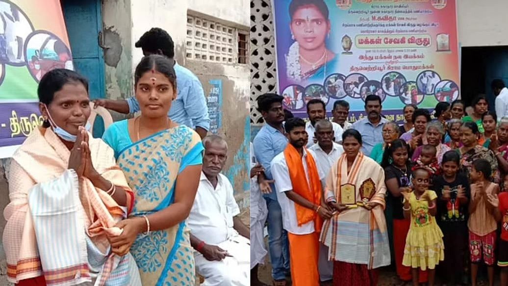 19 ஊரில் ஒரு கொரோனா மரணம் கூட ஏற்படாமல் காப்பாற்றிய செவிலியர் : ஊர் கூடி நடத்திய பாராட்டு விழா !