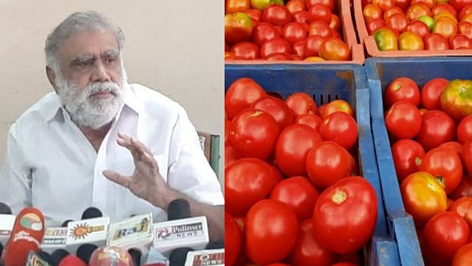 “பண்ணை பசுமை நுகர்வோர் கடைகள் மூலம் குறைவான விலையில் தக்காளி விற்பனை" : அமைச்சர் ஐ.பெரியசாமி அறிவிப்பு!