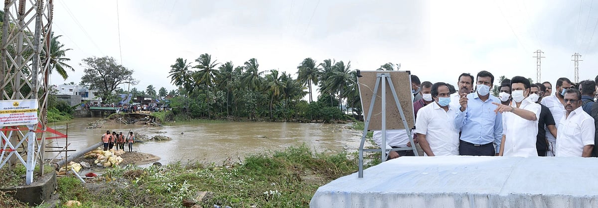 கனமழையால் பாதிக்கப்பட்ட கன்னியாகுமரி... சேதமான பகுதிகளில் ஆய்வு செய்த முதலமைச்சர் மு.க.ஸ்டாலின்! #Album