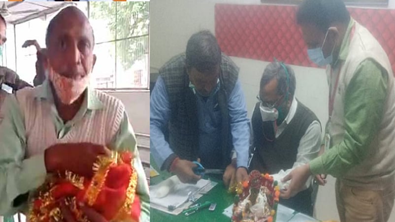 கிருஷ்ணர் கை உடைஞ்சுபோச்சு.. கதறியபடி வந்த பூசாரி : கட்டுப்போட்ட மருத்துவர்கள் - உ.பியில் விநோத சம்பவம்!