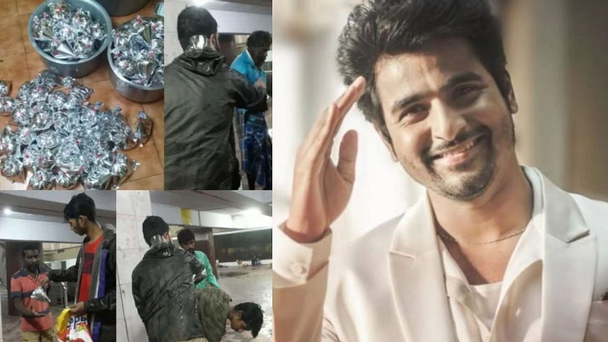 சென்னை மழை பாதிப்பில் சிக்கிய சாலையோர வாசிகளுக்கு உதவிக்கரம் நீட்டிய சிவகார்த்திகேயன் ரசிகர்கள்!