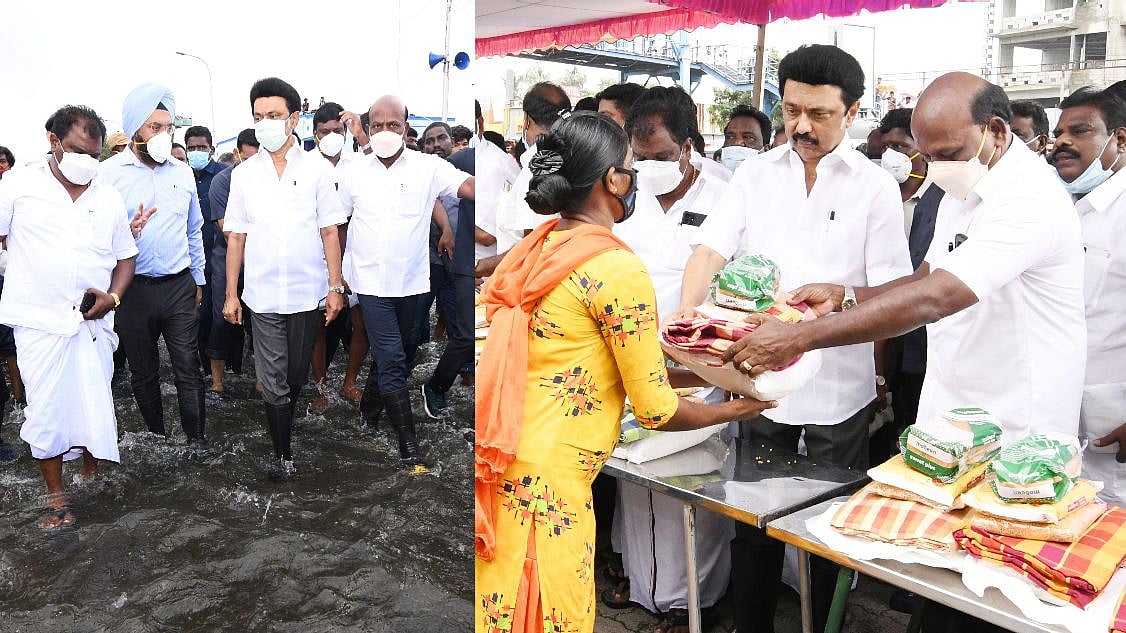 “கனமழையால் சேதமான பகுதிகளில் ஆய்வு - மக்களுக்கு நிவாரணம்” : தொடர்ந்து களத்தில் நிற்கும் முதலமைச்சர்!