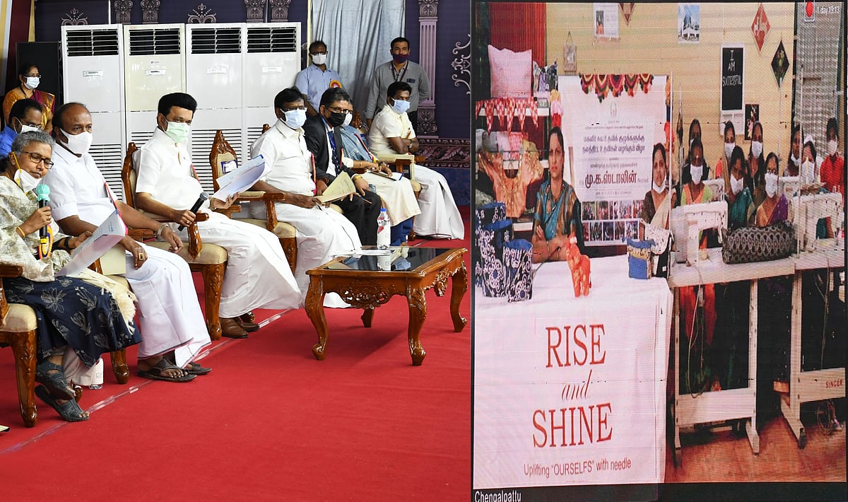 மகளிர் சுயஉதவிக் குழுக்களுக்கு நலத்திட்ட உதவிகள்... பிரதிநிதிகளுடன் கலந்துரையாடிய முதலமைச்சர்! #Album