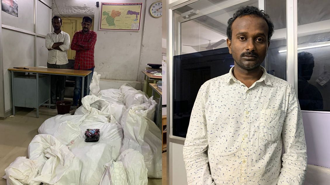 மொபட்டில் வைத்து புகையிலை விற்பனை; கையும் களவுமாக சிக்கிய வடமாநிலத்தவர்; திருப்பூர் போலிஸ் அதிரடி !