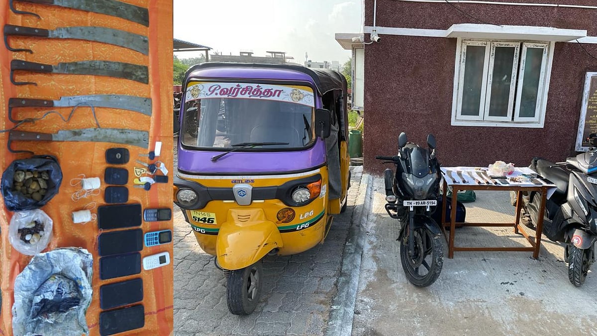 வீச்சரிவாள், வெடிக்குண்டுகளை பதுக்கி வீட்டு உரிமையாளருக்கு கொலை மிரட்டல் - ஐவர் கும்பல் சிக்கியது எப்படி?