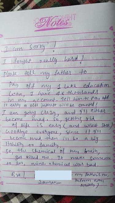 கல்விக் கடனால் தூக்கில் தொங்கிய மகன்; அங்க வர வசதியில்லை என கண்ணீர் விட்ட பெற்றோர் - மங்களூரில் பரிதாபம்!