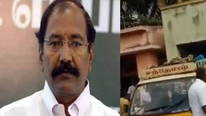 வீட்டுக்குள் ரெய்டு.. வெளியே டெம்போவில் வைத்து தக்காளிசாதம் சப்ளை!