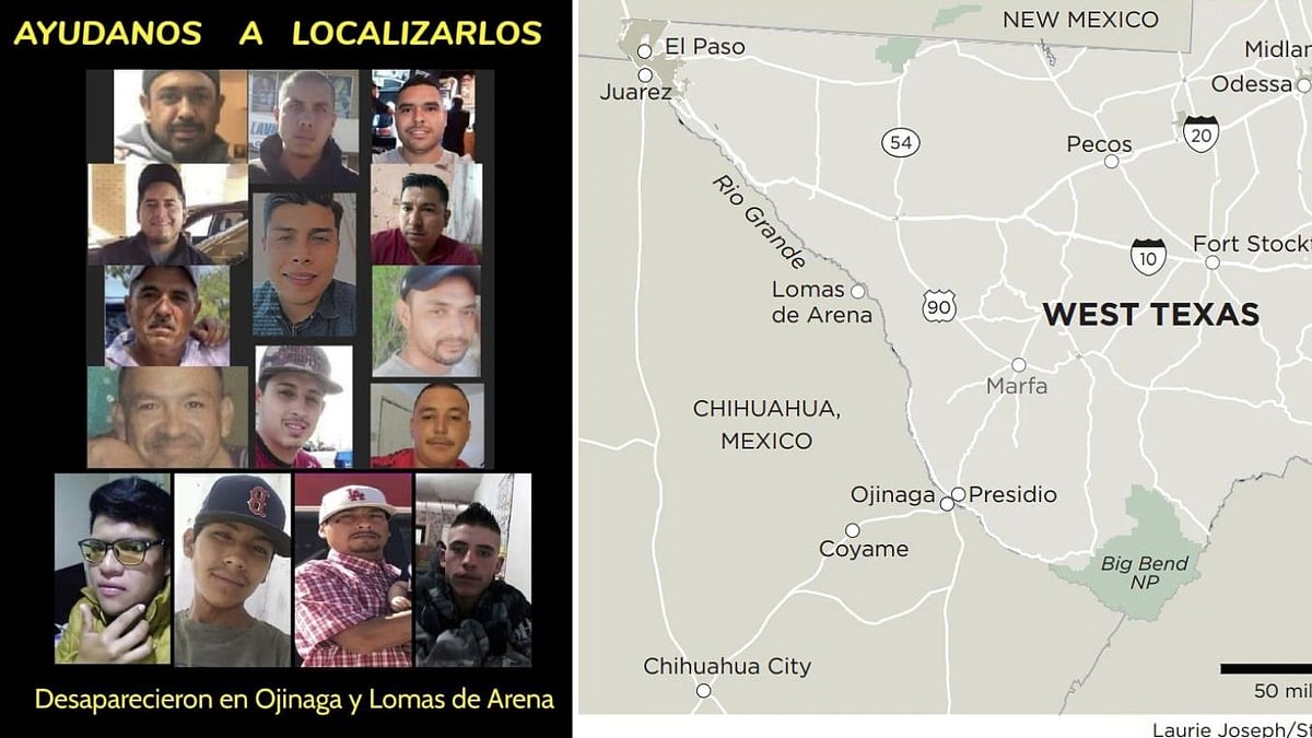 மெக்சிகோவின் ’பெர்முடா முக்கோண’ பாலைவனத்தில் 12 பேர் மாயம்? - 3 மாதமாக தொடரும் தேடுதல் வேட்டை!