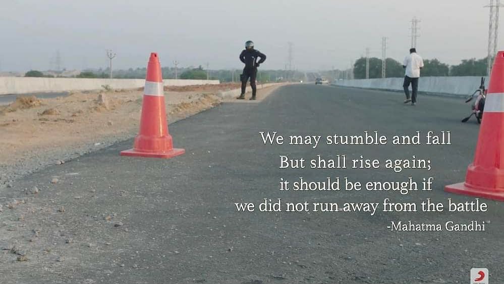 ”தடுமாறி விழலாம்; ஆனால் மீண்டும் எழுந்து வரனும்” - வலிமை மேக்கிங் வீடியோவை வைரலாக்கும் அஜித் ரசிகர்கள்!