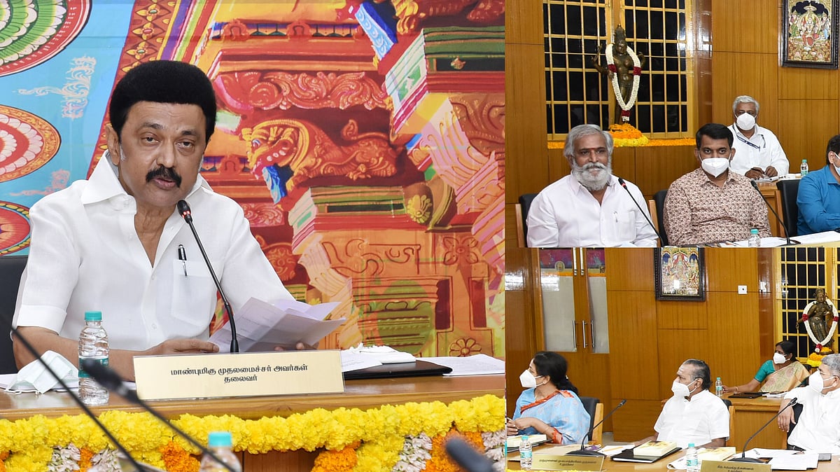 கோயில்களில் வசதிகளை செம்மைப்படுத்துவது தொடர்பாக முதல்வர் மு.க.ஸ்டாலின் தலைமையில் கூட்டம்-முக்கிய ஆலோசனை! 