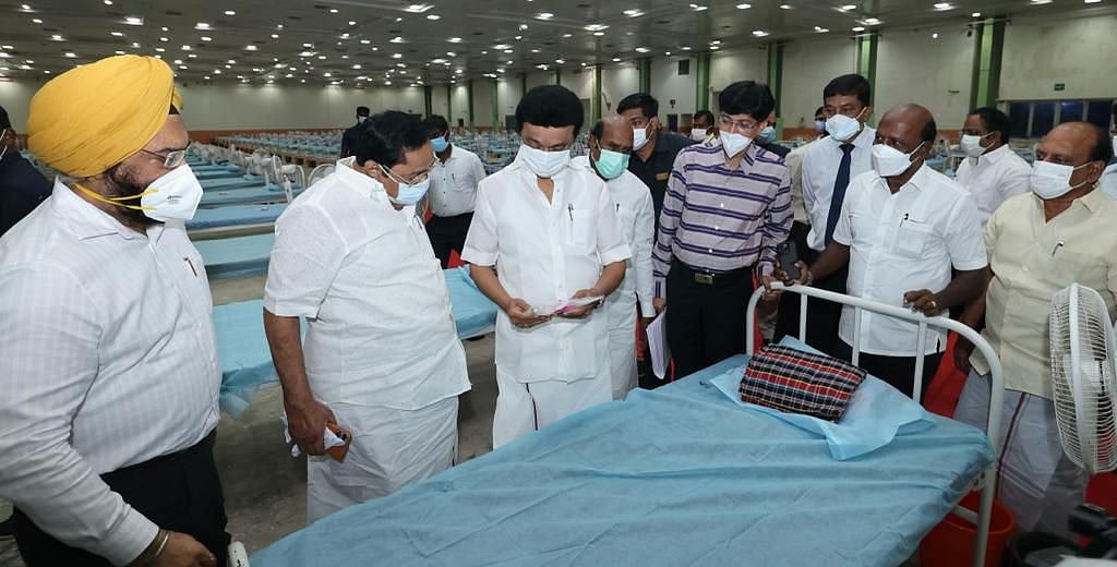 904 படுக்கைகளுடன் ஒமைக்ரான் சிகிச்சை மையம் தயார்.. முன்னெச்சரிக்கை நடவடிக்கைகளை ஆய்வு செய்த முதலமைச்சர்!