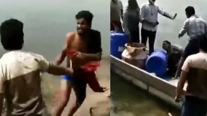 சோதனை செய்த போலிஸாரை  தாக்கிய கள்ளச்சாராய கும்பல்.. ஆந்திராவில் பரபரப்பு சம்பவம்!