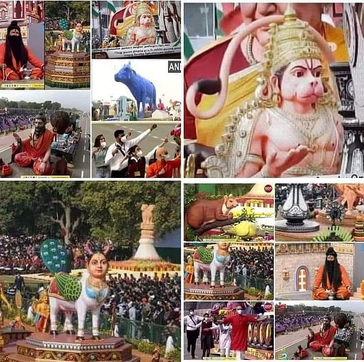 டெல்லி குடியரசு தின விழாவில் அணிவகுத்த வியக்கத்தகு அலங்கார ஊர்திகள்; இணையத்தில் வைரல்!