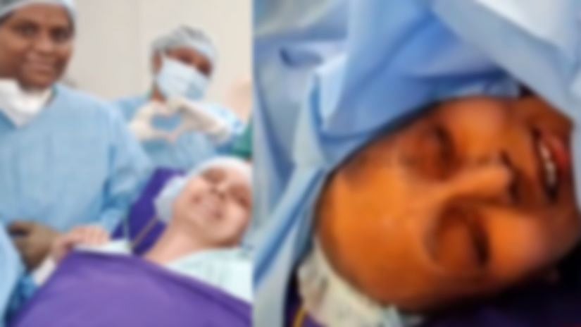 அறுவை சிகிச்சையின் போது "முத்தே என் முத்தாரமே" பாடல் பாடிய பெண்: நெகிழ்ச்சியடைந்த மருத்துவர்கள்!