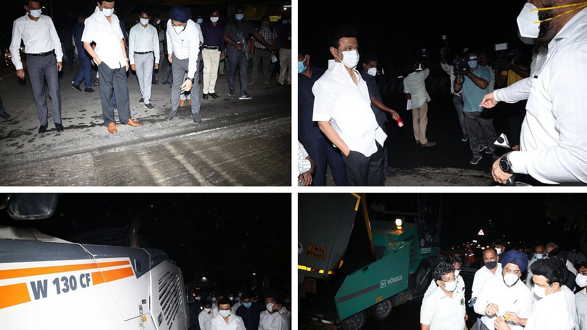 சென்னையில் சாலைப் பணிகளை இரவில் திடீரென ஆய்வு செய்த முதலமைச்சர் மு.க.ஸ்டாலின்; அசந்துப்போன மக்கள்!