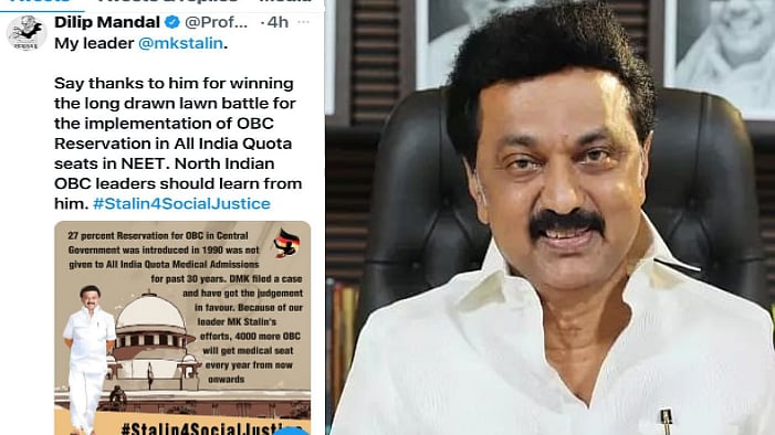 "என் தலைவர் மு.க.ஸ்டாலின்"- வட இந்தியர்கள் கொண்டாடும் சமூகநீதியின் பாதுகாவலர் : அமைச்சர் சிவசங்கர் பதிவு!