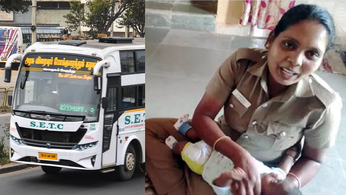 ஓடும் பேருந்தில் 5 மாத குழந்தையை விட்டுச் சென்ற மர்ம நபர் : தாயைபோல பராமரித்த பெண் போலிஸ் - நடந்தது என்ன?