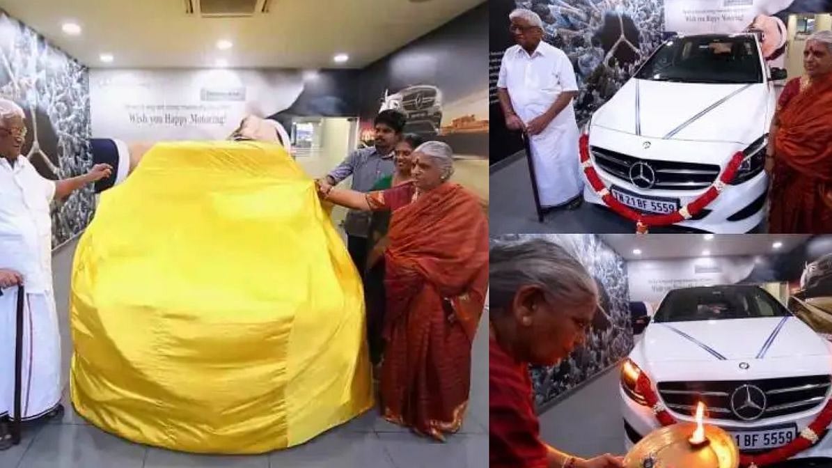 Bullock → Benz : 8 வயதில் வைத்த காதலை 88 வயதில் நிறைவேற்றிய காஞ்சி விவசாயி - நெகிழ்ச்சிமிகு வீடியோ!