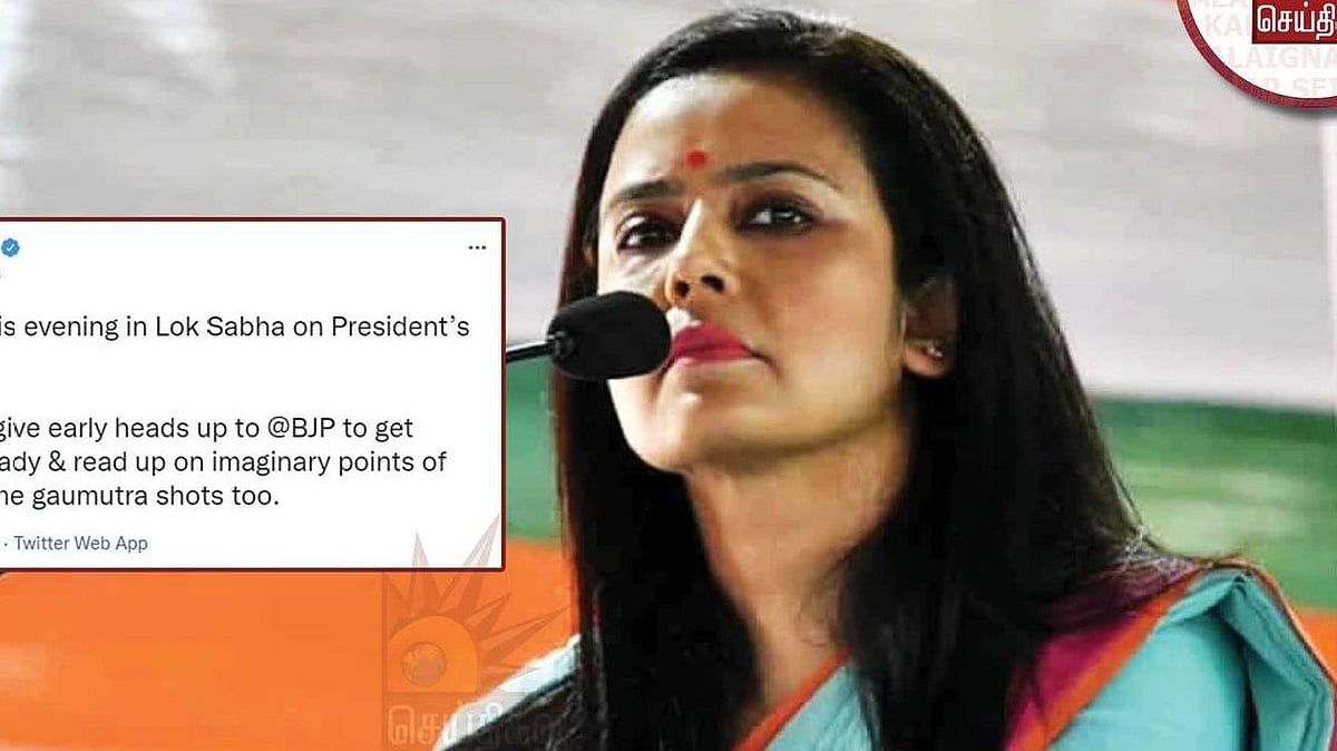 “கோமியம் குடிச்சிட்டு ரெடியா இருங்க..” : அட்டாக் செய்யும் பா.ஜ.கவினருக்கு சவால் விட்ட பெண் எம்.பி!
