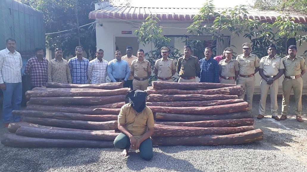 ’Pushpa Thaggede le’ புஷ்பா படம் பார்த்து செம்மரம் கடத்தல்; மராட்டிய போலிஸிடம் வசமாக சிக்கிய லாரி டிரைவர்